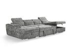 Amazonia Sofabed Grey U Shape Corner