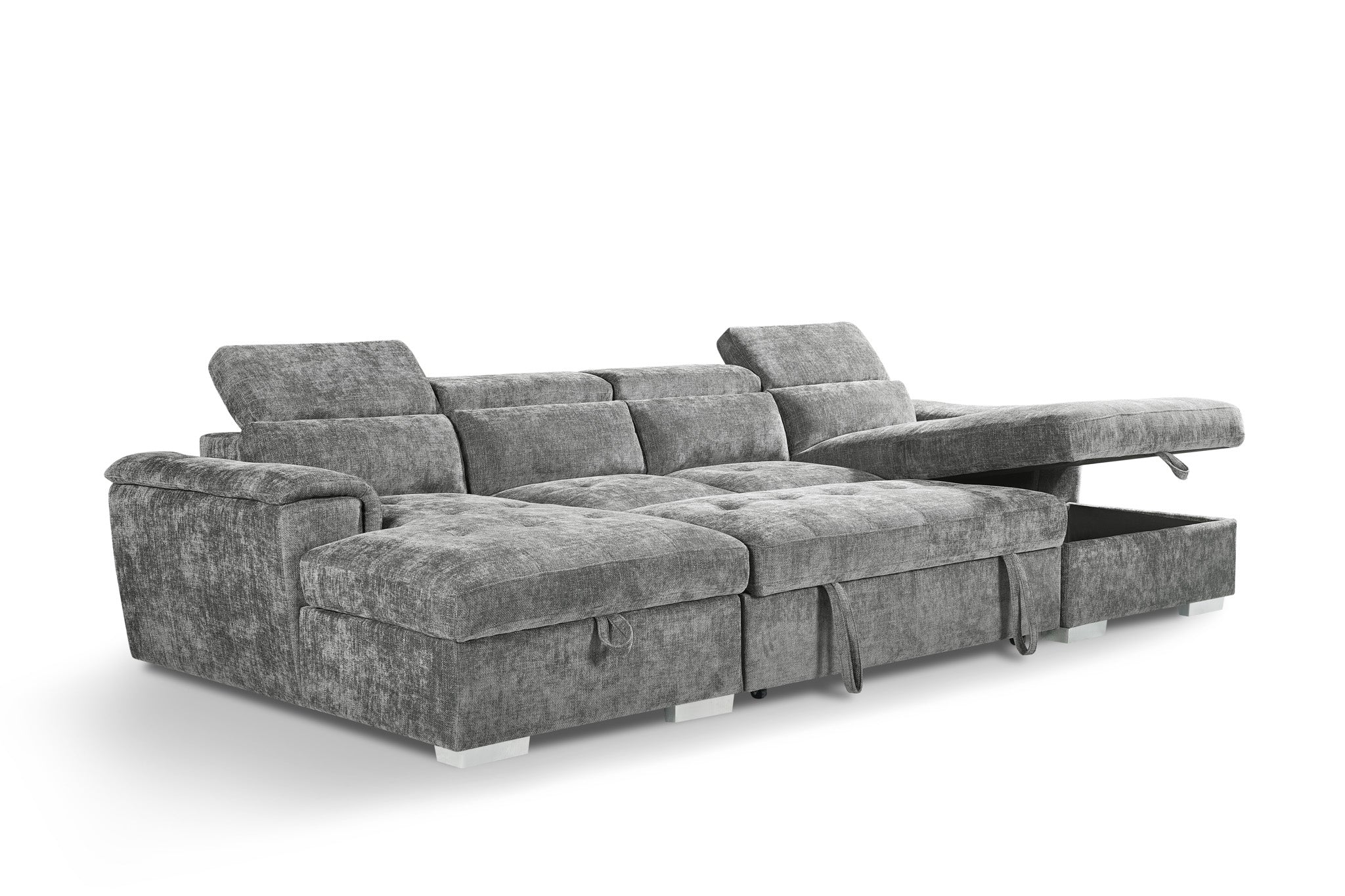 Amazonia Sofabed Grey U Shape Corner