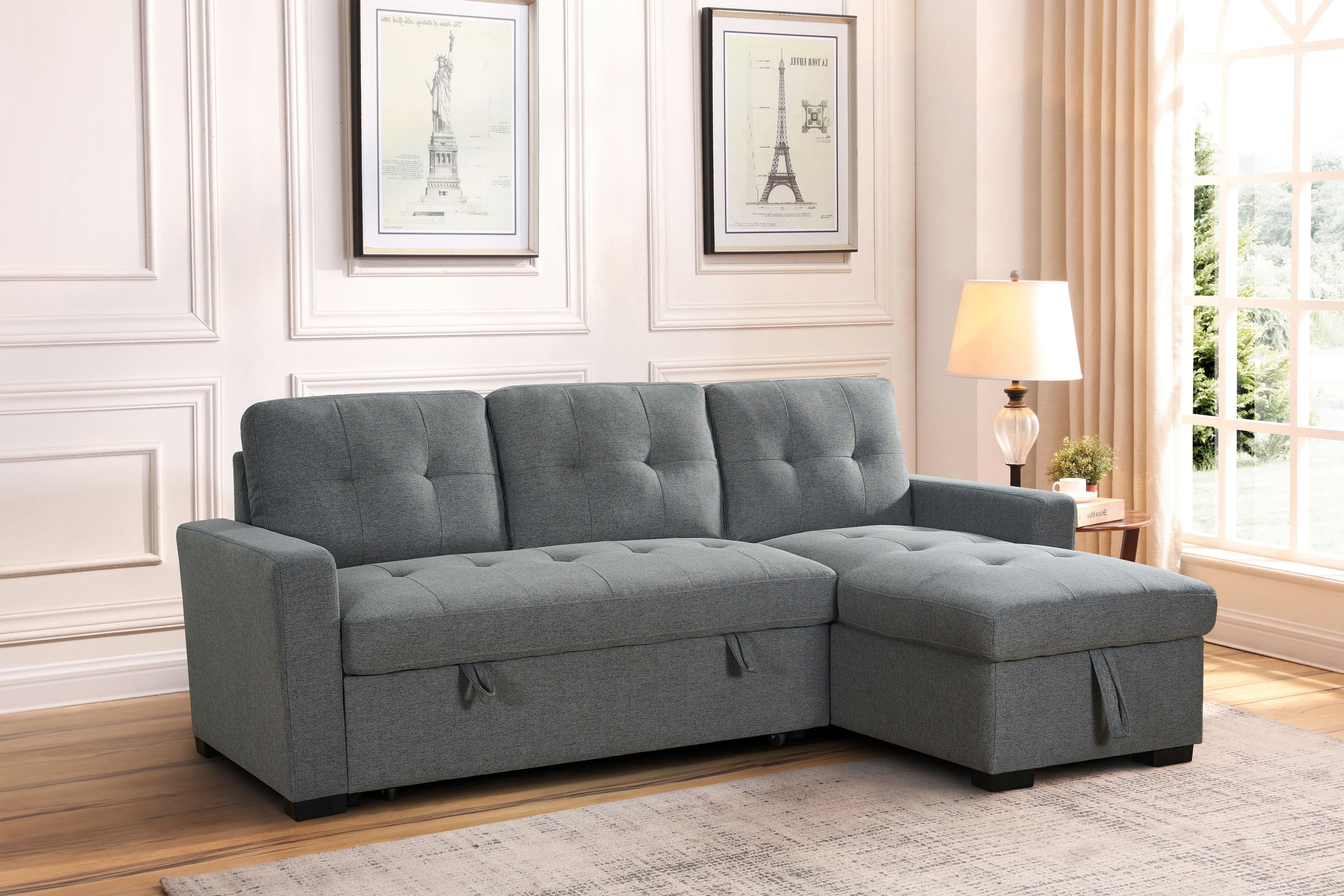 Branch Sofabed Grey Universal Corner