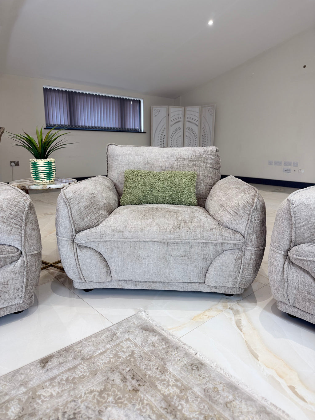 Cozee Sofa Beige Armchair