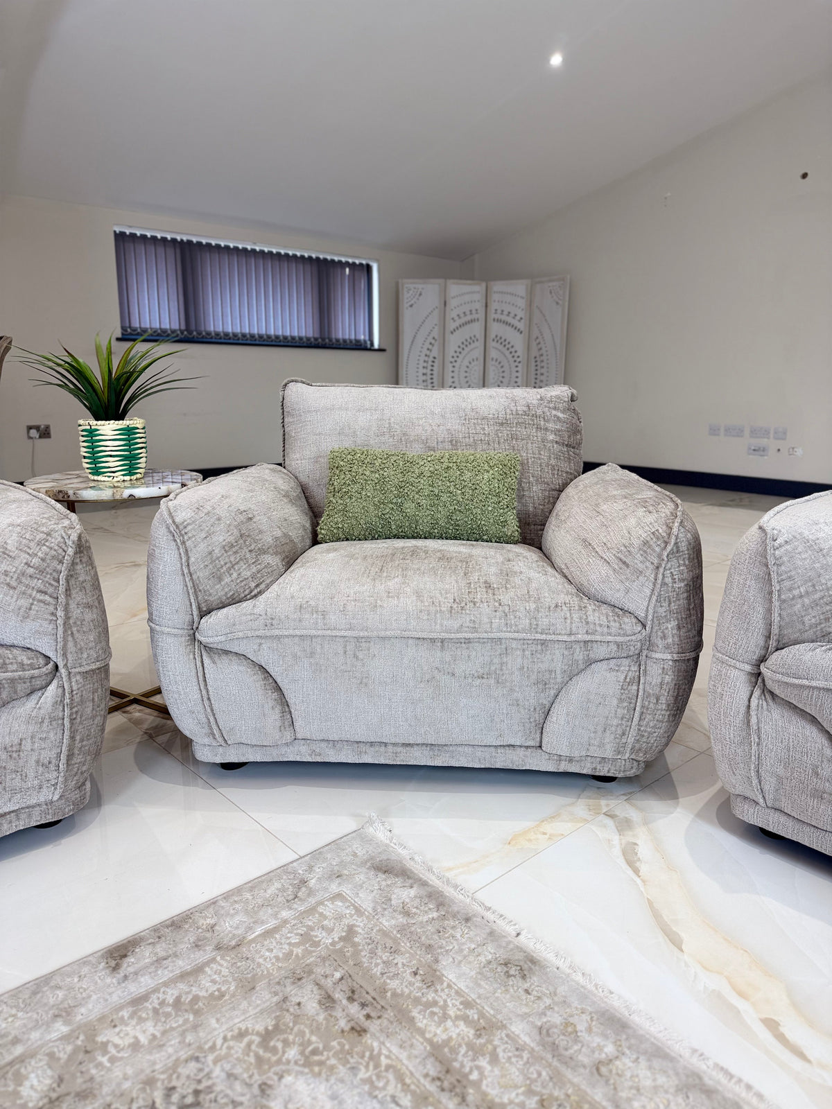 Cozee Sofa Beige Armchair