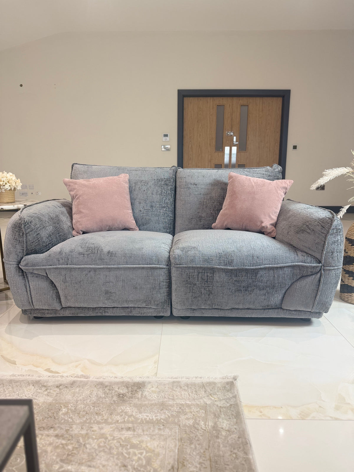 Cozee Sofa Grey 2 Seater - Sofa Sloth