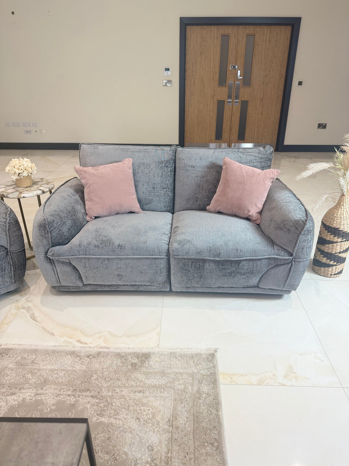 Cozee Sofa Grey 3+2 Set - Sofa Sloth