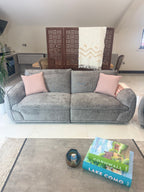 Cozee Sofa Grey 3+2 Set - Sofa Sloth