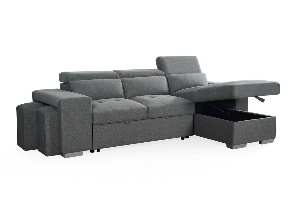 Breeze Sofabed Grey Universal Corner