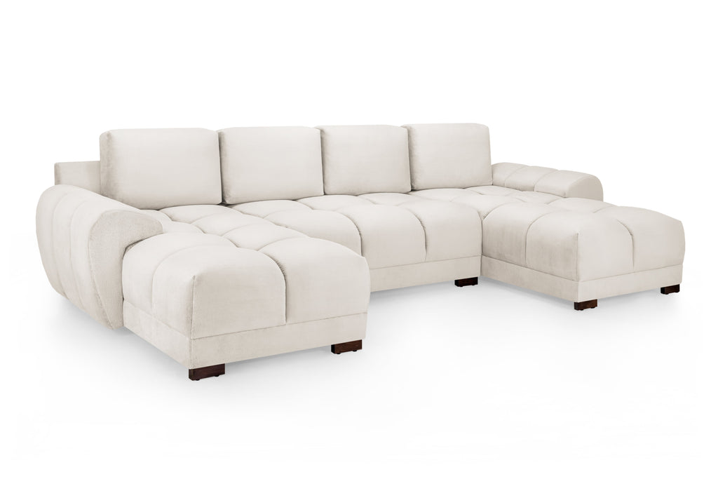 Cloud Sofa Cream U Shape Corner