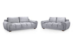 Cloud Sofa Grey 3+2 Set - Sofa Sloth