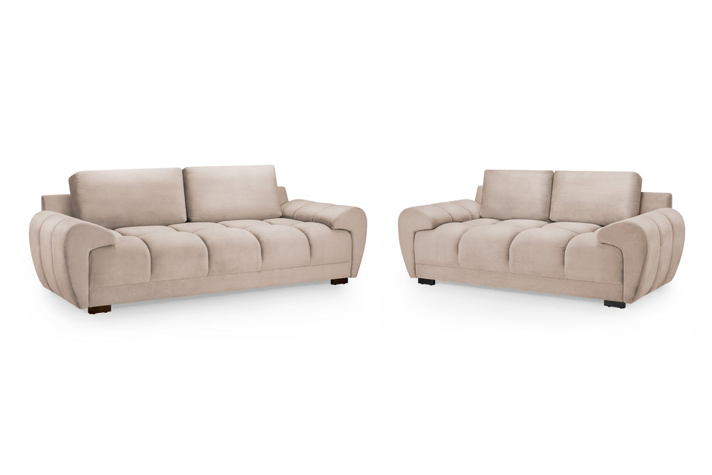Cloud Sofa Mocha 3+2 Set - Sofa Sloth