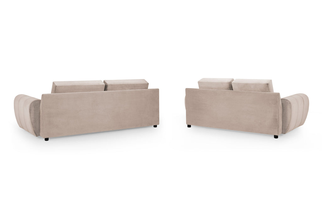 Cloud Sofa Mocha 3+2 Set - Sofa Sloth