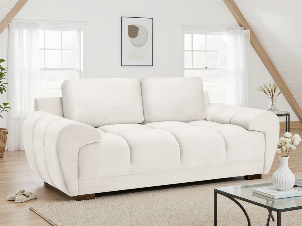 Cloud Sofa Cream 2 Seater