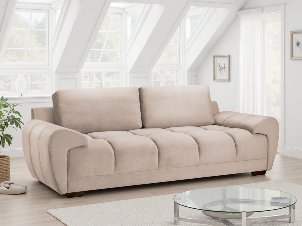 Cloud Sofa Mocha 3 Seater