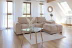 Cloud Sofabed Mocha Universal Corner