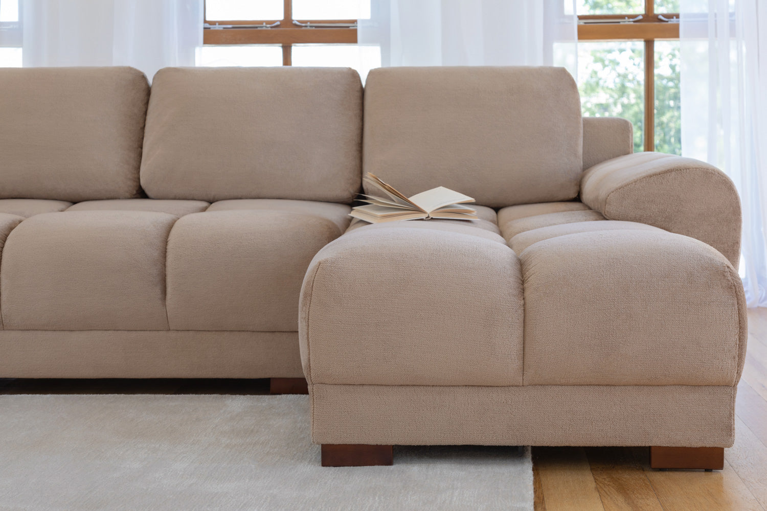 Cloud Sofabed Mocha Universal Corner
