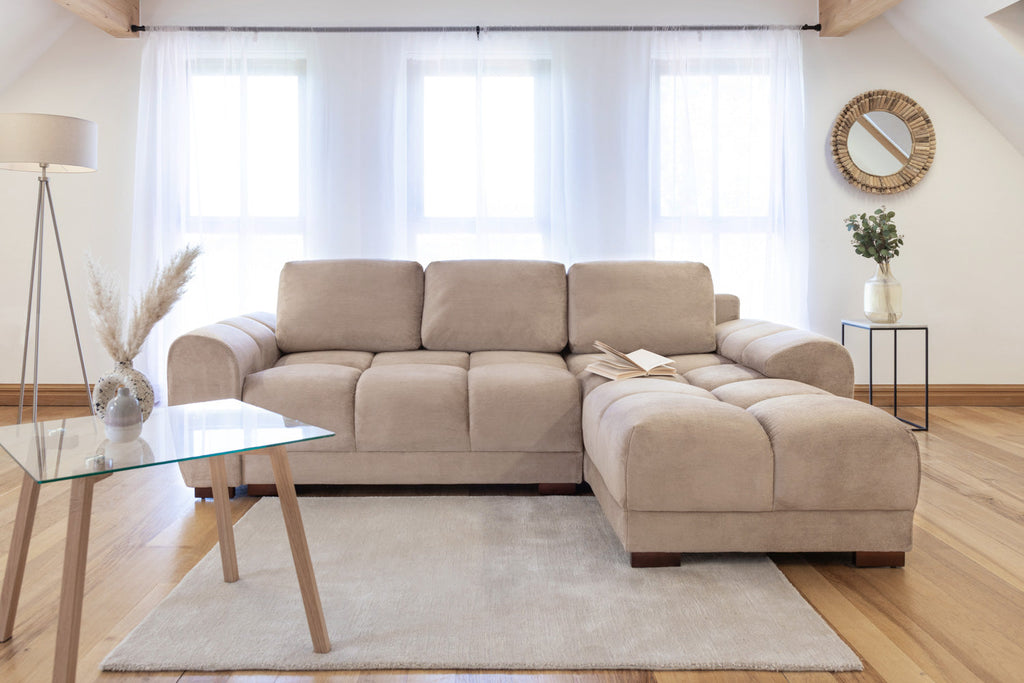 Cloud Sofabed Mocha Universal Corner