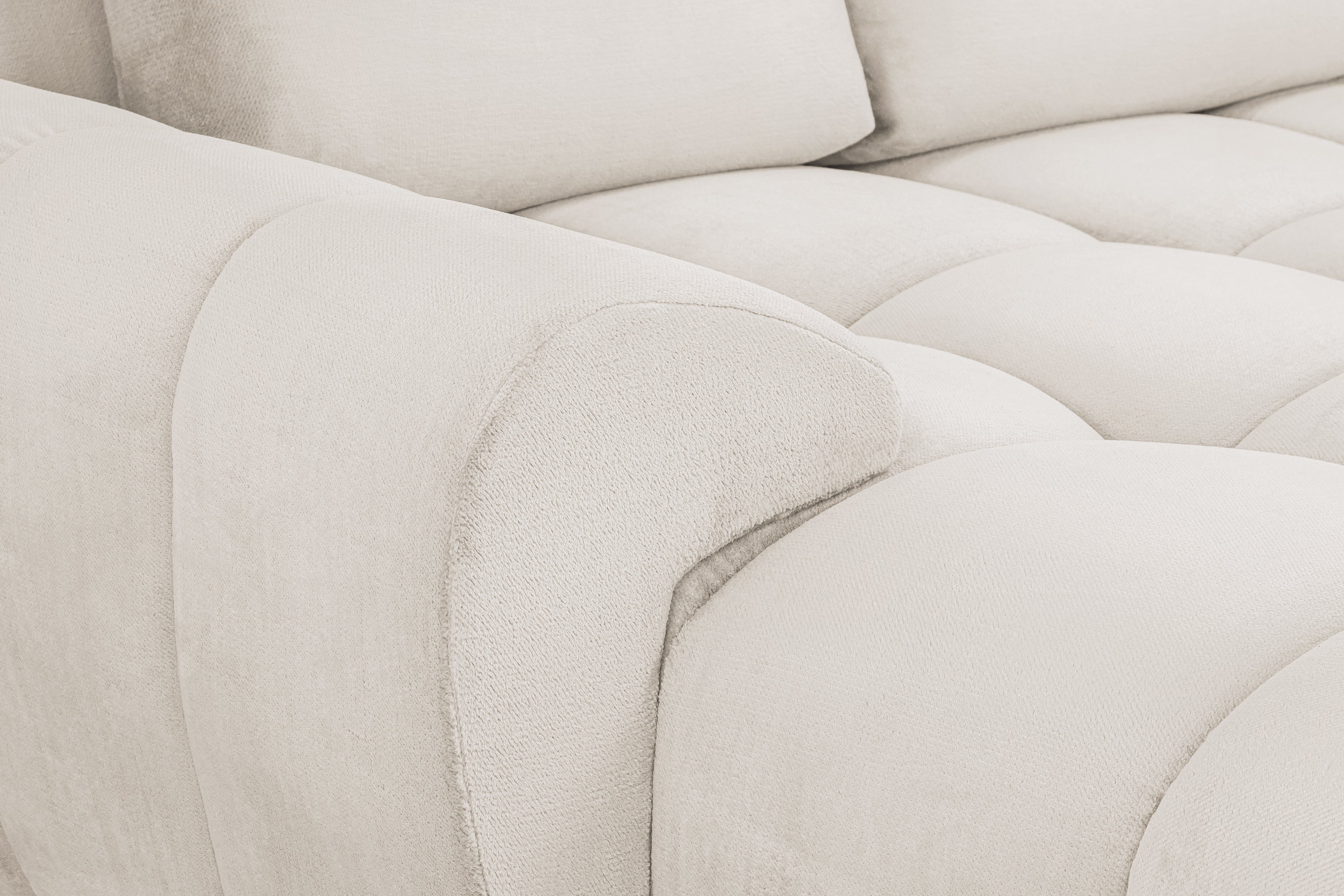 Cloud Sofa Cream U Shape Corner