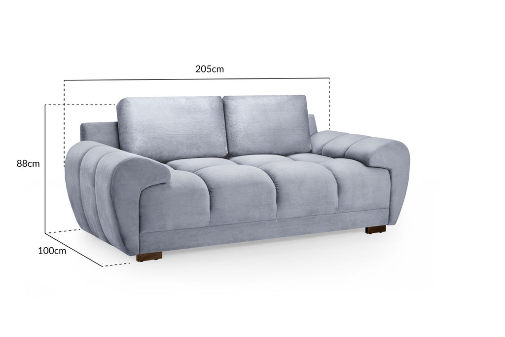 Cloud Sofa Grey 2 Seater