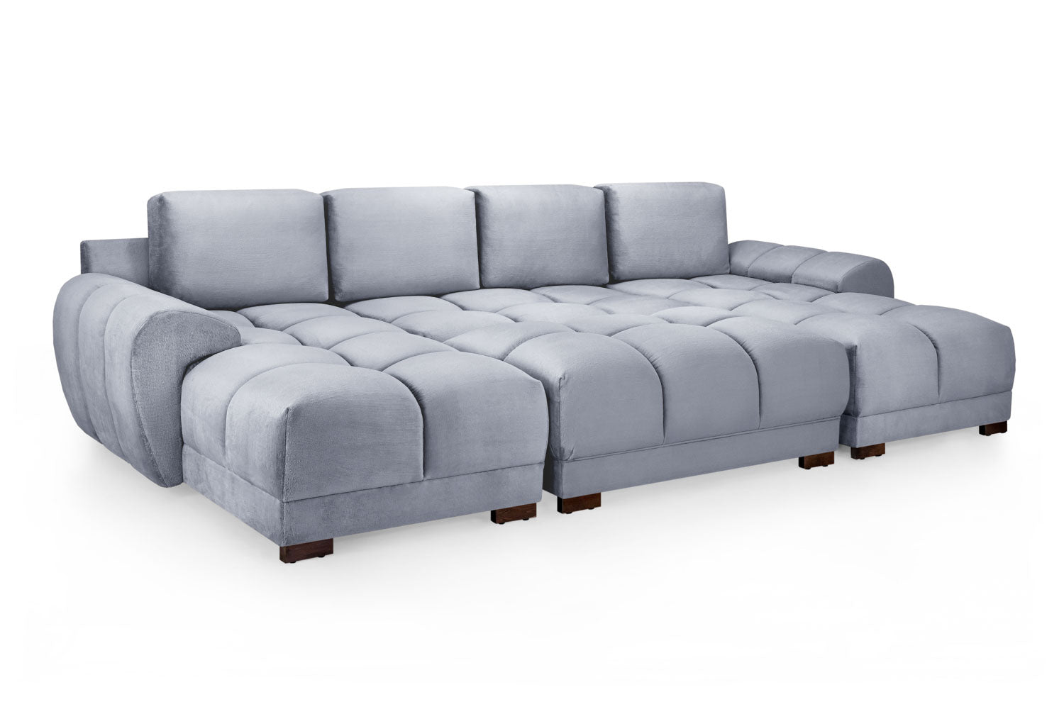 Cloud Sofa Grey U Shape Corner