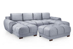 Cloud Sofa Grey U Shape Corner