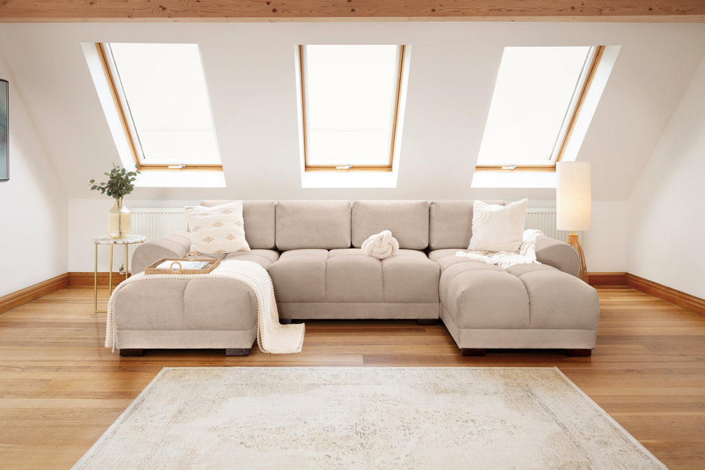 Cloud Sofa Mocha U Shape Corner
