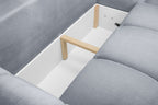 Cloud Sofabed Grey Universal Corner