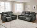 Coco Electric Recliner Sofa Grey 3+2 Set - Sofa Sloth