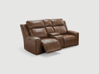 Coco Electric Recliner Sofa Brown 2 Seater
