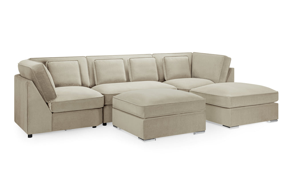 Cove Sofa Beige U Shape Corner
