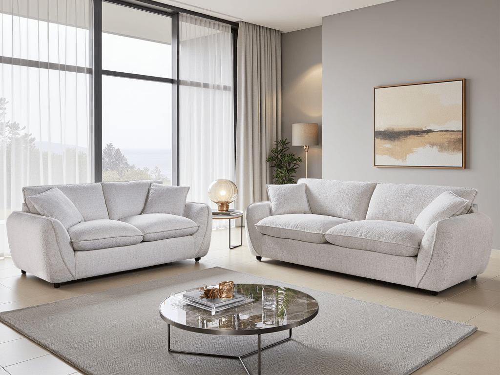 Daydream Sofa Beige 3+2 Set - Sofa Sloth