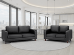 Drift Sofa Black 3+2 Set - Sofa Sloth
