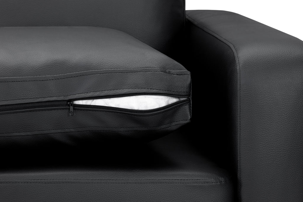 Drift Sofa Black 3+2 Set - Sofa Sloth