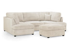 Eden Sofa Boucle Beige U Shape Corner