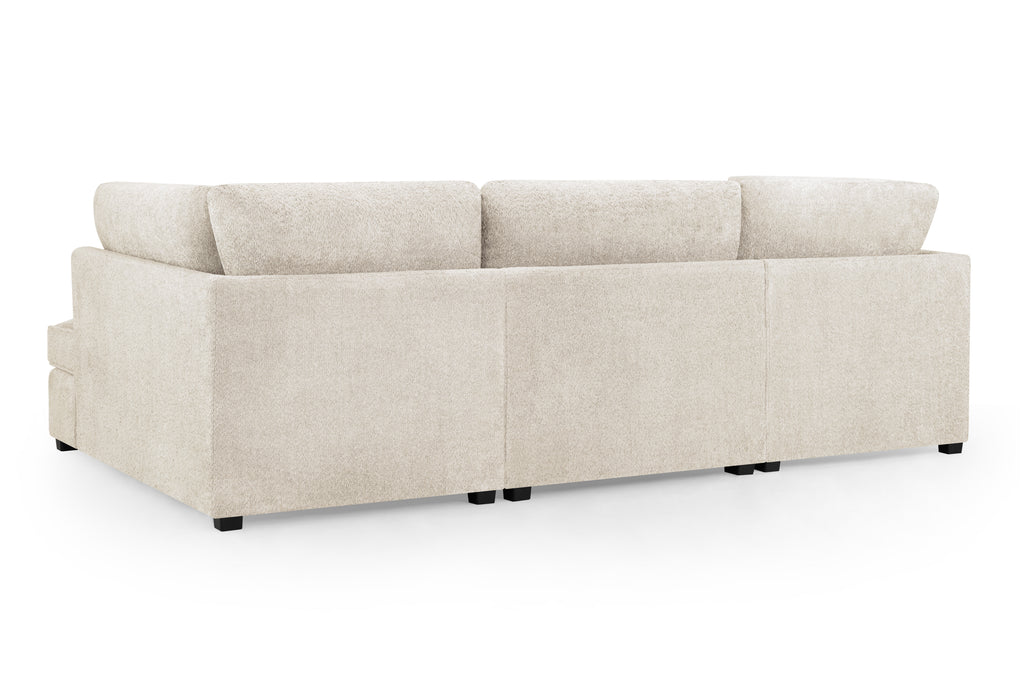 Eden Sofa Boucle Beige U Shape Corner