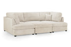Eden Sofa Boucle Beige U Shape Corner