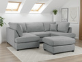 Eden Classic Sofa Grey U Shape Corner