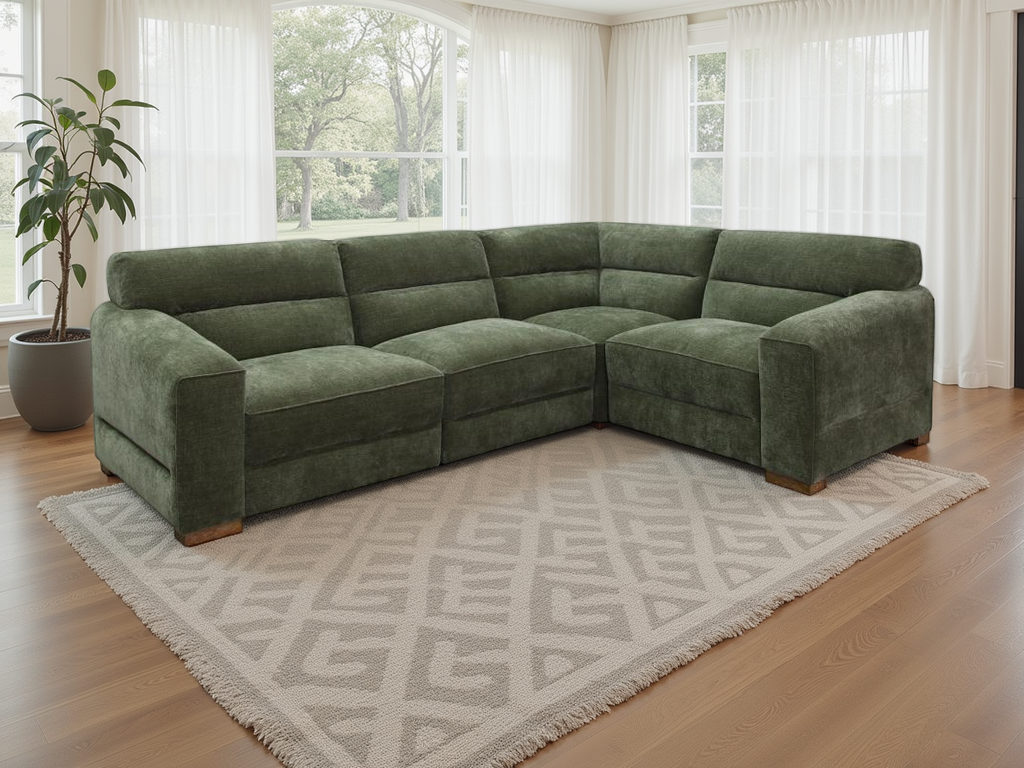 Charm Sofa Green Universal Corner