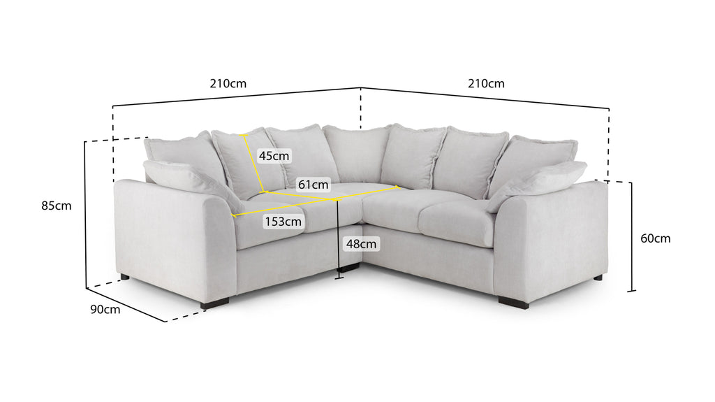 Equator Sofa Natural Large Corner