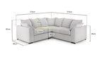 Equator Sofa Natural Large Corner