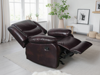 Floresta Manual Recliner Sofa Brown Armchair