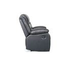 Floresta Manual Recliner Sofa Black Armchair