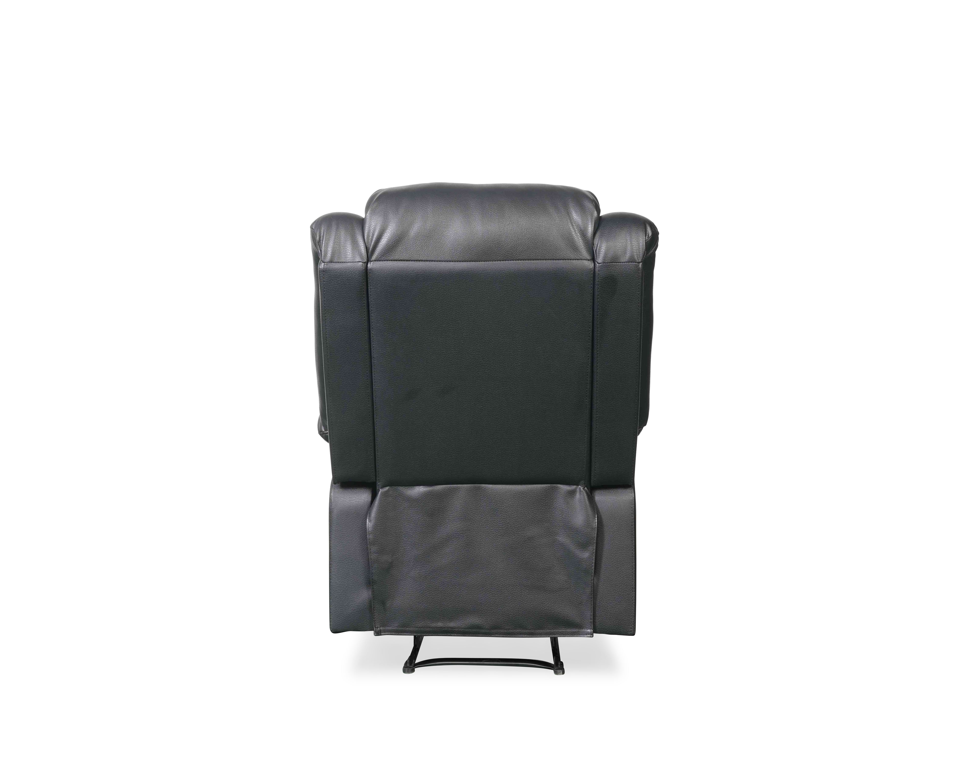 Floresta Manual Recliner Sofa Black Armchair