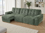 Dune Electric Sofabed Green 3 Seater