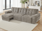 Dune Electric Sofabed Grey 3 Seater