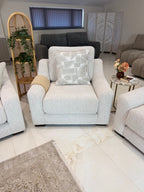 Oslo Sofa Beige Armchair - Sofa Sloth