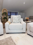 Oslo Sofa Beige Armchair - Sofa Sloth