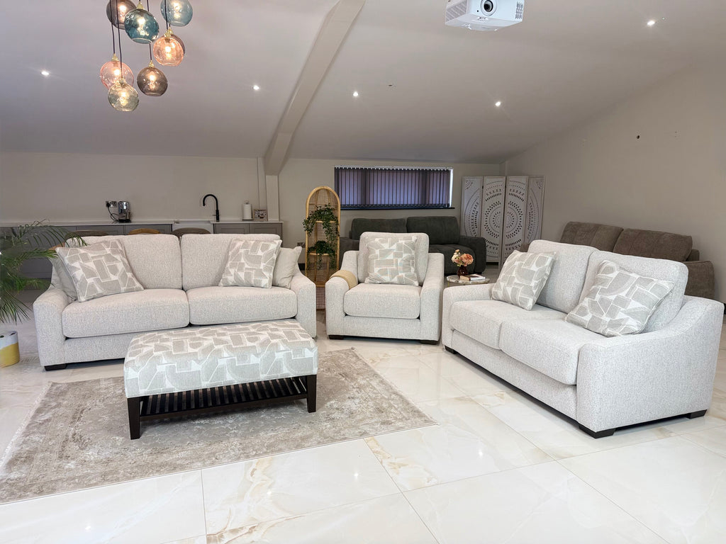 Oslo Sofa Beige 3+2 Set - Sofa Sloth