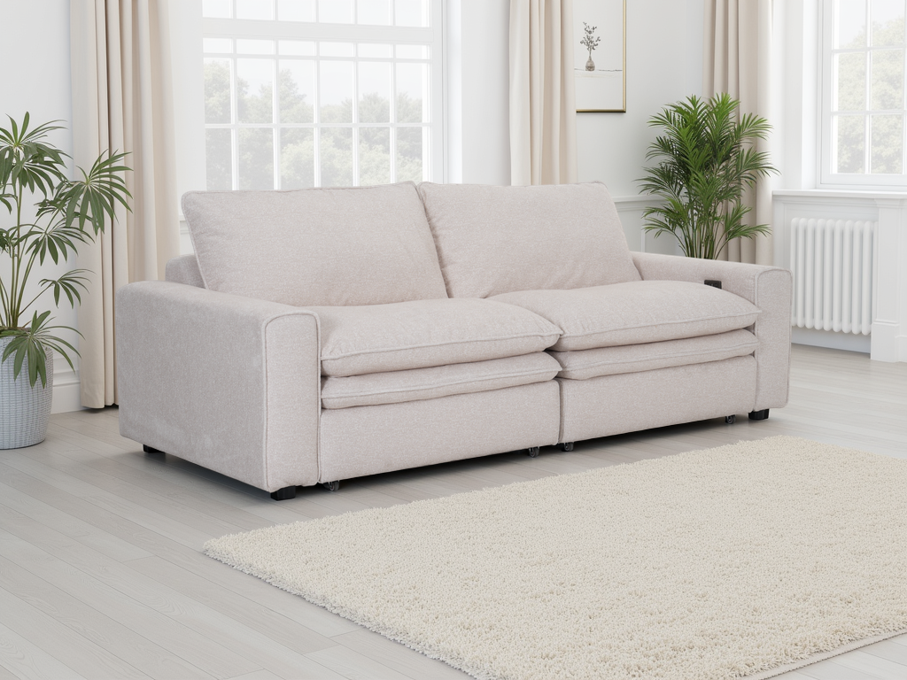 Horizon Cloud Beige Electric Sofa