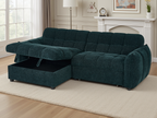 Florid Sofabed Teal Universal Corner