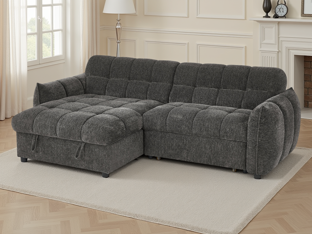 Florid Sofabed Grey Universal Corner