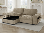 Fallow Sofabed Beige Universal Corner