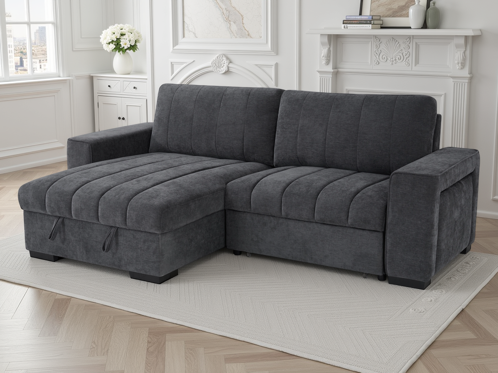 Fallow Sofabed Grey Universal Corner